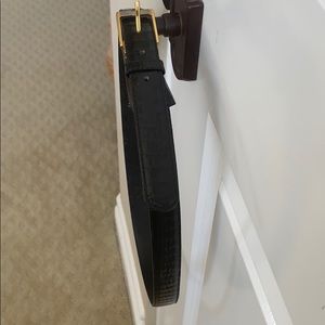 Men’s 42” Black Genuine Crocodile Belt